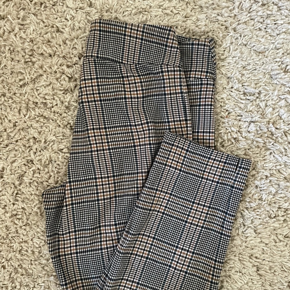 Zac & Rachel Plaid Pants (green & brown)